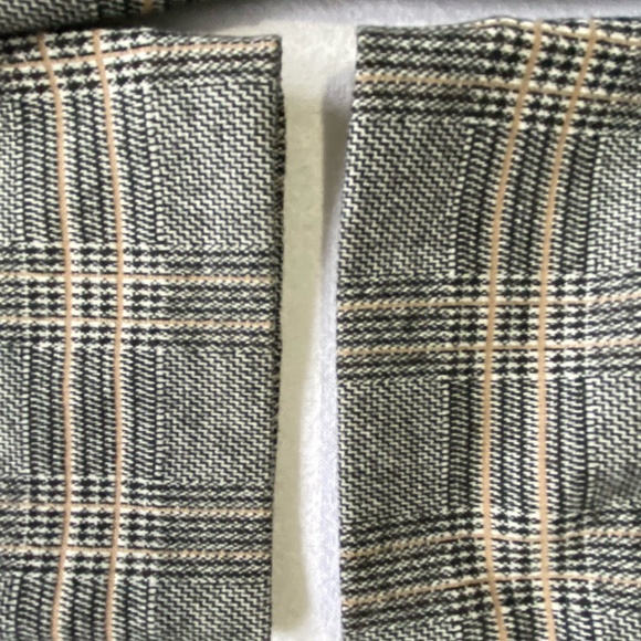 Core Life Neutral Soft Rayon Blend Plaid Office Career Stretch Pants. 30"x27" - Picture 13 of 16